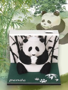 Creative 3D Paper Sculpture Tear-off Memo Desk Calendar