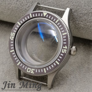 High-quality 40mm Titanium Watch Case Suitable Of NH34 NH35NH36 Movements Featuring Double-Layer Coated AR Sapphire Glass