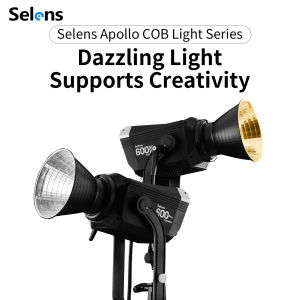 Selens Apollo COB Studio Light 600W Photography Lighting 2700K-6500K Bowens Mount
