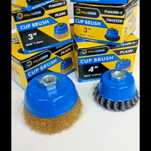 Buildmate x POLOLOCK Cup Brush 3” & 4” Plain and Twisted Type – M10/M14/M16 Thread