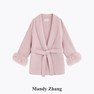 Double Sided Wool Fur Coat