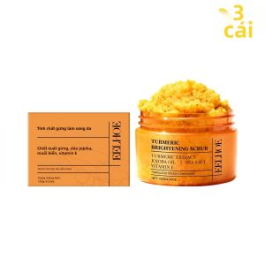 Tẩy Tế Bào Chết Toàn Thân EELHOE Nghệ Vàng Làm Sáng Da Loại Bỏ Tế Bào Chết Với Muối Biển Giúp Da Mịn Màng