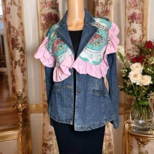 🎥เสื้อยีนส์สไตล์สูท อก 38-40