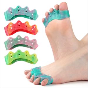 INEOO 1 Pair Silicone Toe SeparatorBunion Corrector Toe Spacers to Correct Bunions Toe Straightener Toe Stretcher Gel Toe Separators