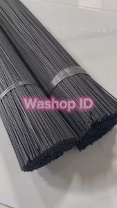 Jeruji Sangkar Hitam Diameter 25mm Panjang 55cm isi 500 batang lidi bambu alusan kuat Murah