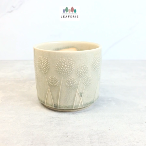 The Leaferie Dandelion plant pots. flowerpot . flowerpots . flower pot . planter . planters . Ceramic