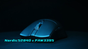 RAWM 26000 DPI Lightweight Gaming Mouse with 8K Receiver (MH01) (Black)