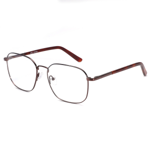 ZENOTTIC Sophisticated Ladies Square Metal Glasses Frame Durable Alloy Material Polished Finish For A Refined Look
