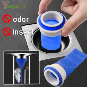 YESPERY 1/3PCS Silicone Floor Drain Strainers Bathroom Shower Kitchen Deodorant Core Anti Odor Filter Insect Control Sealer Backflow Preventer
