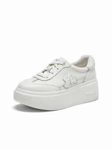 Autumn New Thick Heel Elevated Leisure Shoes