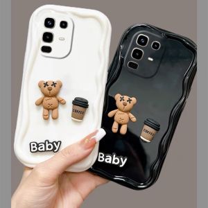 ใหม่ เคสโทรศัพท์ Case Infinix Note 50S 50X Note50 50 Pro + Plus 5G 4G Ins ตุ๊กตาหมี3D กาแฟการ์ตูนที่สร้างสรรค์น่ารักเคสแฟชั่นแบบนิ่มรวมทุกอย่างป้องกันการตก2025