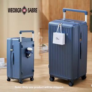 Wide Handlebar Durable Travel Luggage 32 Inch
