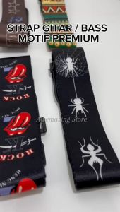 Strap Gitar Akustik Listrik Bass Klasik Tali Gitar Premium Guitar Strap