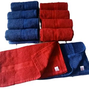 (ISI 5PCS MERAH BIRU) Handuk POLOS barbershop traveling jogging Handuk sport pilihan terbaik