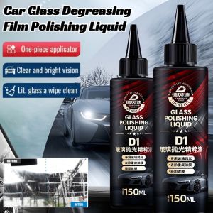 Car Glass Degreasing Film Polishing Liquid Auto Glass Oil Film Remover Rain Repellent Anti-Fog Water Stains Remover Coating Plating