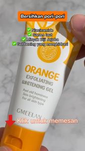 Gmeelan Exfoliating Gel 50 Gram: Membersihkan Komedo & Jerawat Tanpa Menyakiti Kulit Gmeelan Brighteing Gel