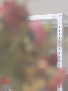 ชั้นวางสแตนเลส ชั้นวางของ แบกภาระ 100KG ชั้นวางโกดัง 3/4/5/6 ชั้น ต่อชั้นชั้นวางเหล็กมุมมีเสถียรภาพและไม่สั่นคลอน