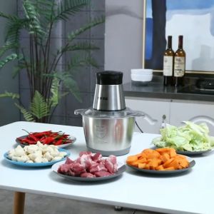 blender bumbu daging serbaguna 250W dengan pot stainless steel