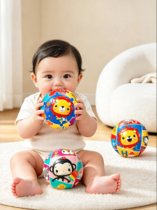 TANGJIUGONG | Biteable Soft Baby Ball for Learning Grip and Crawling