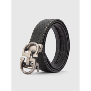 เข็มขัดหนังแท้ GXG สำหรับผู้ชาย พร้อมกล่องของขวัญ สำหรับใส่กับกางเกง สายรัดหนังวัว หัวเข็มขัดอัตโนมัติ สำหรับใส่ไปทำงาน