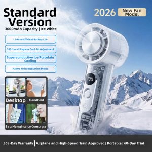 itutn | Mini Desktop Silent Portable Folding Handheld Cooling Fan