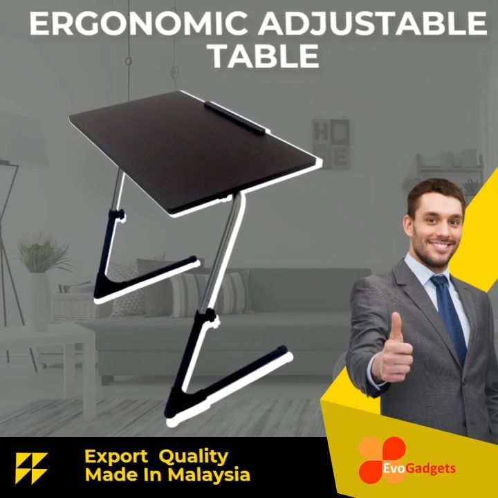 Evogadgets Ergonomic Adjustable Table Foldable Table Folding Evogadgets Ergonomic Adjustable Table Foldable Table Folding