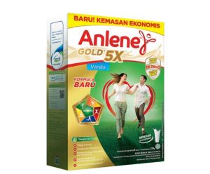 Anlene Gold 5X Susu Bubuk Dewasa Vanila 170gr -TulangSendiDan Otot Exp 05 Desember 2024- 27 januari 2025