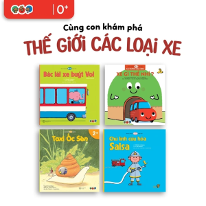 Combo Ehon Nhật Bản: Thế Giới Các Loại Xe (0 Đến 3 Tuổi) - 4 Cuốn