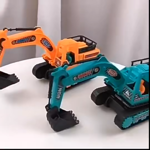 รถขุด ของขวัญเด็ก รถวิศวกรรมเฉื่อย ขนาดใหญ่ ของเล่นเด็ก