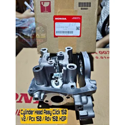 Cylinder Head Assy For Click 150 V1 V2 / Pcx 150 / Adv150 Original Honda