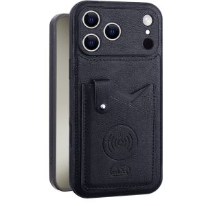 szhaiyu | Luxury Business Card Wallet Leather Phone Case for iPhone 18 Pro Max 17 16 15 14 13 Pro Plus Shockproof Camera Protection Cover