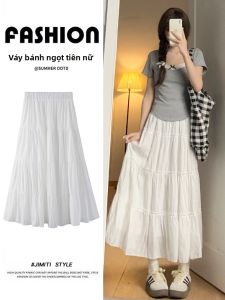 White Layered Princess Skirt For Girls