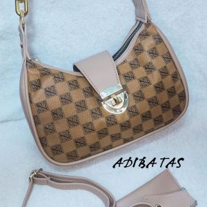 ADIBA TAS MURAH Shoulder Bag Tas Selempang Wanita Uli Bonus Dompet Kartu dan Tali Panjang Premium Terlaris dan Termurah