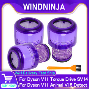 HEPA Filter Replacement Parts For Dyson V11 Torque Drive V15 Detect V11 Animal SV14 Cordless Vacuum Compare to Part 970013-02