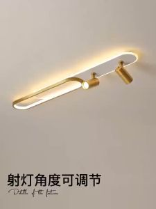 ✨Remote Control Lampu Plafon Lorong Led 3 Warna Modern Lampu Hias Ruang Tamu Minimalis Dengan Sorotan MOOISHC