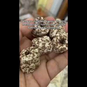 ITOSHI Nano Bio Ring Bacteria Ring Aquarium Bio Filter Media for Marine & Freshwater Tank 3kg