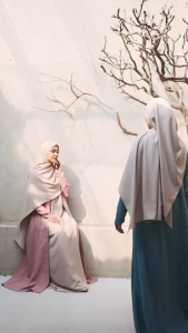 Zysku Xena | Yalla Set Abaya + Outer (free Pashmina) 4 Warna | Set Gamis Dress Wanita Lengan Panjang Pashmina Haji Umroh