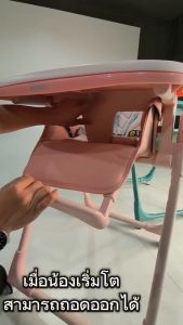 CAMERA | เก้าอี้ทานข้าวเด็ก รุ่น SEATA สามารถปรับได้หลายหลาย