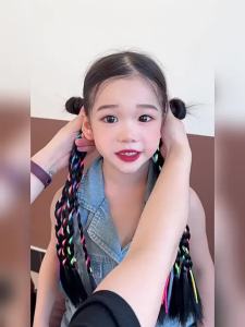 ENEN | Cute Cool Gradual Color Change Braids Girls Hair Accessories
