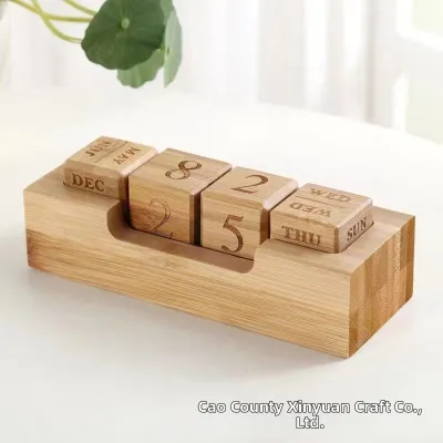SHUQUE | Creative Manual Wooden Perpetual Calendar