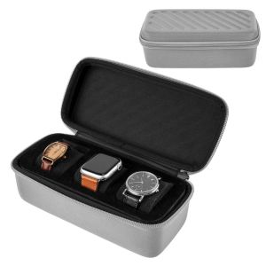 Roll_n_Rotate Three-position drop-resistant portable watch bag sports travel portable watch bag ring shirt cuff ear ring storage