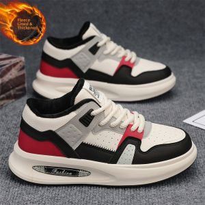 New Leather Fleece-Lined Autumn/Winter Mens Shoes
