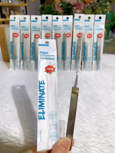Nhíp gắp mụn cao cấp Gecomo trắng Fight Ance For Smooth Skin (Loại xịn)