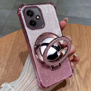 Full Cover Shockproof Phone Case with Mirror for Honor Series 400 300 Ultra 200 100 90 GT 80 pro 60 SE 50 Power 4 Corner Protection