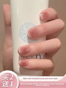 MONLEYTA | Luxurious Handmade Nail Art Stickers Short And Medium Length Nail Tips For Fashionable Women Nail Enhancements Easy To Wear