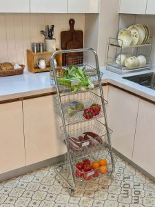 Multi-level Movable Storage Cart