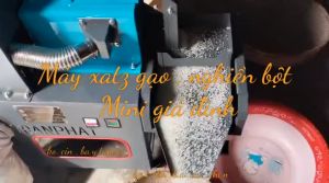 Máy xát gạo  nghiền bột ngô  lúa sắn