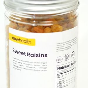 Sweet Raisin 600 gr Nowhealth Kismis Simin Manis Organik