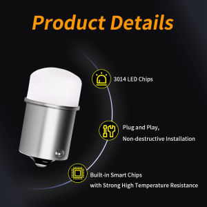 1156 BA15S P21W R5W 1157 BAY15D P21/5W 2Pcs 3014 Chips  Car Signal Lamp Daytime Running Light 12V Auto Car Fog Lamp