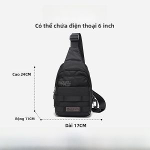 Volunteer | Túi đeo chéo thể thao nhẹ Oxford cho nam Túi đeo vai đơn Túi đeo chéo du lịch Túi đeo chéo nhỏ Túi đeo chéo bằng vải Oxford